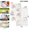 thumbnail image 2 of Red Sailboat Seagull Towels Set of 2, Super Soft Absorbent Hand Towel Washcloth Bath Towels for Bathroom Hotel Kitchen Spa Gym 16 X 28 Inches, 2 of 7