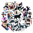 thumbnail image 2 of Trendy Cat Stickers Stickers, Waterproof Cat Stickers Sticker for Water Bottle Laptop Phone Cases Planner Skateboard Luggage Helmet Party Favor Decor, Ideal for Adults Teens Teacher Rewards, 2 of 9