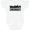 thumbnail image 3 of Inktastic Cincinnati Skyline Grunge Boys or Girls Baby Bodysuit, 3 of 5