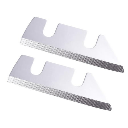 Yescom 2-Pack Ice Shaver Replacement Blades Steel for Commercial Snow Cone Maker Crusher