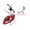 Red, variant on Yajisi Remote Control Aircraft Toy 2.5 Channel Drop Resistance Alloy Electric RC Helicopter with LED Lights, Silver (8.27 inches / 21 cm)