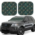 Picia Owl Doodle 2 Piece Car Windshield Sun Shade Foldable Foldable