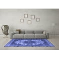 thumbnail image 3 of Ahgly Company Indoor Rectangle Oriental Blue Industrial Area Rugs, 5' x 7', 3 of 4