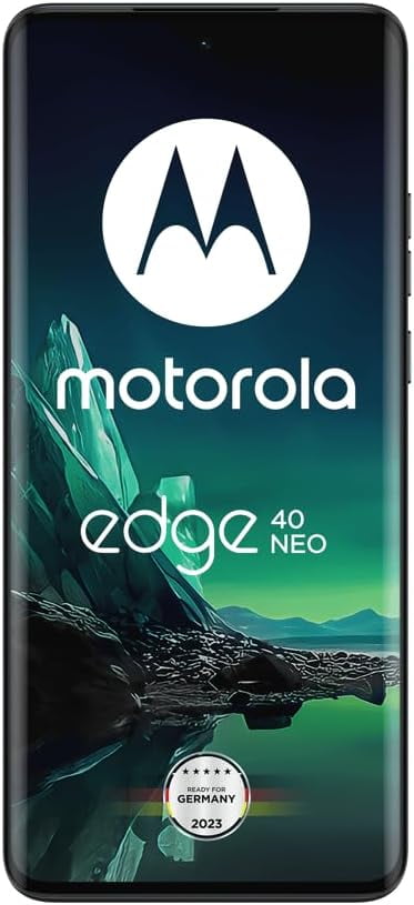 Motorola Edge 40 Neo Dual-SIM 256GB ROM + 8GB RAM Factory Unlocked 5G Smartphone (Black Beauty) - International Version