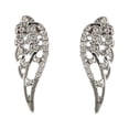 thumbnail image 1 of Personality Earrings Leaves Beautiful Diamond Earrings Irregular Mesh, 1 of 9
