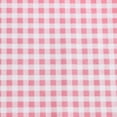 thumbnail image 4 of Poppy & Fritz Gingham Plaid Bright Pink Cotton Percale Full Sheet Set, 4 of 9