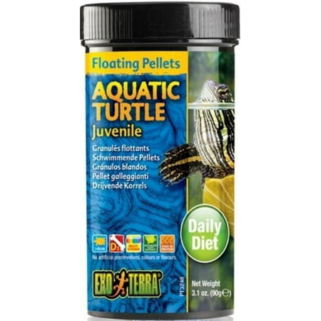 Exo Terra Floating Pellets Juvenile Aquatic Turtle Food 3.1 oz