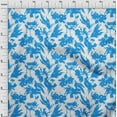 thumbnail image 3 of oneOone Polyester Spandex Medium Blue Fabric Florals Fabric For Sewing Printed Craft Fabric By The Yard 56 Inch Wide-3US, 3 of 4