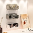 thumbnail image 3 of Wall Mounted Glasses Organizer Sunglass Display Showcase Cabinet Storage Box Gray, 3 of 8