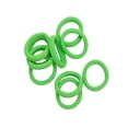 thumbnail image 1 of 20 Pcs Bandeau Haute Élasticité Extensible Style Preppy Coloré Haute Densité Sans Accroc Accessoires Chouchou Vert Fluorescent, 1 of 7