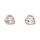 thumbnail image 1 of Arete para Mujer con Cristal Fino Swarovski en Forma de Corazon Mini – Bañado en Oro Rosa 14k– Arete Elegante y Brillante, Aretes de Mujer de Moda– Joyería para Mujer de Moda– Regalo especial Ortiz Espinosa Temporada, 1 of 6