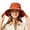 Orange, variant on Women UPF 50  Wide Brim Sun Hat, Breathable UV Protection Bucket Hat for Beach Travel