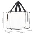 thumbnail image 3 of Bolsa Tote Transparente Impermeable HAOGUAGUA, 2 Piezas, 3 of 7