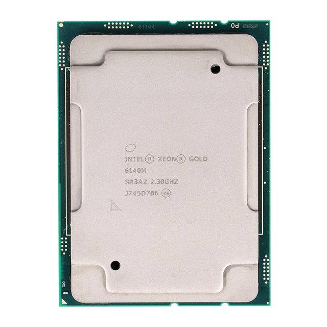 CPU Intel Xeon Gold 6140M de 2,3 GHz, 18 núcleos, 36 subprocesos y 140 W