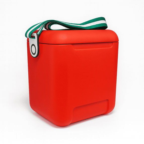 Hielera portátil TEYAK 10L | Ideal para Picnic, Playa o Viaje | Mantiene Bebidas frías hasta 48h | Capacidad 14 latas | Diseño Resistente Compacto y con Correa Ajustable