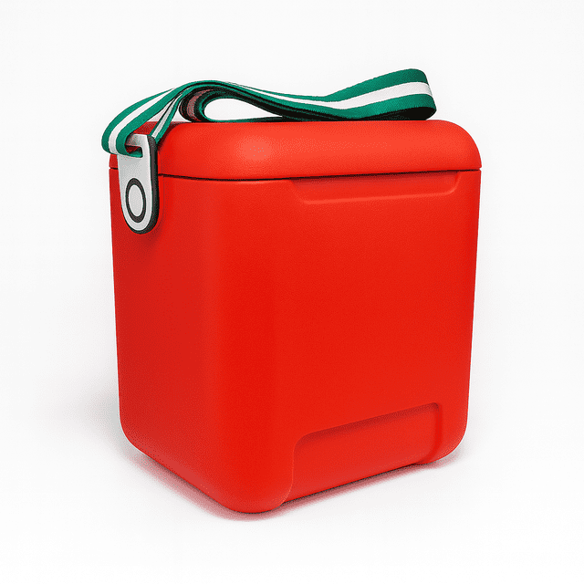 Hielera portátil TEYAK 10L | Ideal para Picnic, Playa o Viaje | Mantiene Bebidas frías hasta 48h | Capacidad 14 latas | Diseño Resistente Compacto y con Correa Ajustable