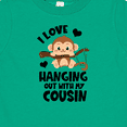thumbnail image 4 of Inktastic Monkey I Love Hanging out with My Cousin Boys or Girls Baby T-Shirt, 4 of 5