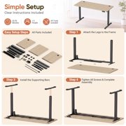 Furmax 55 x 24 Home Office Electric Height Adjustable Standing Desk