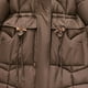 thumbnail image 5 of Parkas de manga larga para mujer, informales, de invierno, de longitud media, ajustadas, con botones de cuerno, chaqueta de manga larga y cintura alta, parte superior de poliéster para mujer, 5 of 9