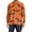 Orange_001, variant on Domuza Halloween Shirts for Men Horror Novelty Print Long Sleeve Relaxed Fit Henley T Shirts Lightweight Comfy Casual Button Up Blouse for Halloween Party Black 3XL