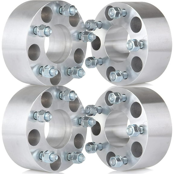 5x5.5 Wheel Spacers 3 Inch Compatible with Ford F-150 E-150 Bronco Compatible with Jeep CJ3 Compatible with Dodge Ram 1500 Grade 12.9 Studs 1/2x20 Set of 4