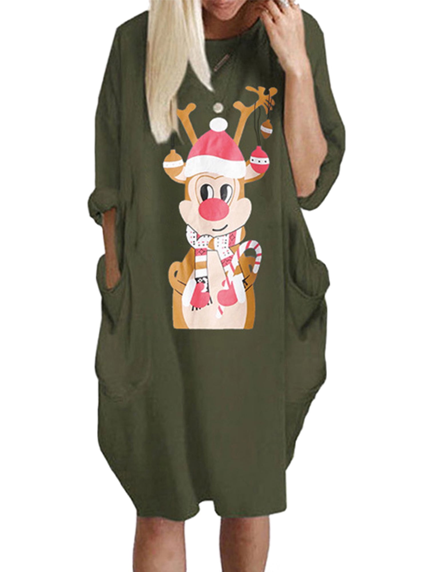 womens plus size christmas tunics