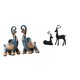 thumbnail image 1 of Figura de elefante,Figuras de elefantes,estatuas,adornos de animales,Estatua de reno,Estatua de reno negro,decoración del hogar,arte y artesanía,Figura de ciervo de resina, 1 of 8