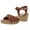Brown, variant on STYLE & COMPANY Womens Black 1" Platform Strappy Adjustable Strap Studded Anddreas Block Heel Buckle Slingback Sandal 7.5 M
