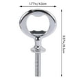 thumbnail image 4 of 10Pcs Metal Bottle Opener Blanks Stainless Steel Bottle Opener Inserts Kit Threaded Beer Opener Hardware, 4 of 7