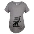 thumbnail image 2 of Maternity Hoping for a Dinosaur Funny Baby Pregnancy Announcement T shirt, 2 of 7