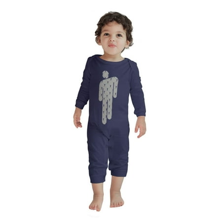 

Billie_Eilish Baby Crawler Boy Girl Rompers Bodysuit Long Sleeve Jumpsuit Playsuit One Piece Outfit Clothes