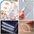 thumbnail image 6 of 100Pcs 2.8 X 4 Inch PVC Jewelry Bags Clear Plastic Jewelry Bags Self Seal Ziplock Pouch Organizer Anti Tarnish Transparent Packing Storage Bags, 6 of 6