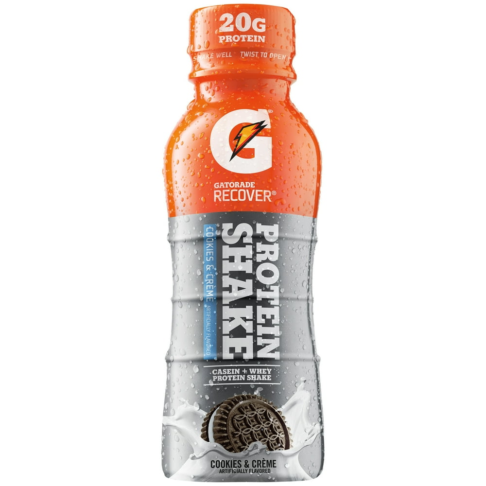 Gatorade Recover Protein Shake, Cookies & Cream, 20g Protein, 1 Count