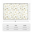 thumbnail image 4 of XMXT Non-Slip Area Rug, Cartoon Bee Dandelion Polyester Rugs for Living Room, 72 x 48 inches, 4 of 9