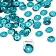 thumbnail image 2 of Loose Sequins Silver Backed Sequins 2400Pcs Cup Sequins Embroidery Sequins for Jewelry Making Crafts Sewing,Lake Blue, 2 of 5