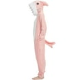 thumbnail image 4 of SWEETXIN Adult Halloween One-Piece Pajamas Shark Cosplay Costume Suit for Women and Men SizeL, 4 of 7