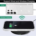 thumbnail image 3 of for Samsung Galaxy S24 Ultra 5G, Glitter Clear Tough Phone Case for Women, 3 of 5