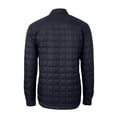 thumbnail image 3 of Men's-Cutter & Buck  Navy West Virginia Mountaineers Ranier Eco Insulated PrimaLoft Full-Snap Shacket, 3 of 3