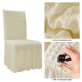 thumbnail image 3 of Oiur Chair Cover Color Banquet Chair Wear Resistant Super Soft Non-Fading Solid Slipcover Stretch Wedding Chair Protector, 3 of 15
