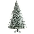 thumbnail image 4 of Nearly Natural 10ft Flocked Rock Springs Spruce Christmas Tree w/ 800 LED Lights, 4 of 8