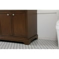 thumbnail image 5 of Elegant Decor Americana 72" Metal MDF Marble Double Bathroom Vanity in Teak, 5 of 8