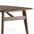 thumbnail image 3 of Cid Estele Dining Table-Wenge Brown Solid Wood-Rectangular 95 Inch, 3 of 7