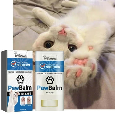 Shldybc Cat Paw Balm - Pet Supplies for Puppies and Dogs, Paw Balm Cats Paw Moisturizing Stick Prevents Dryness and Peeling Keeps Fresh 15g on Clearance