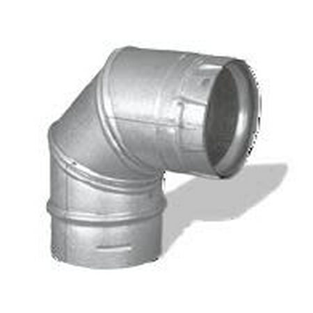

M & G Duravent 3PVP-E90 3 Inch Pellet Vent Pro 90 Deg Stainless Elbow