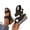 Black, variant on Women's Summer Sandals Rainbow Sole Slide On Wedge Heels Lightweight Foam Comfortable Beach Flip Flops for Casual Outings