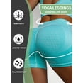 thumbnail image 2 of 2 Piece Women's Workout Set High Waisted Yoga Shorts Activewear Outfit Butt Lifting Sports Set Tummy Control Fitness Gym Pilates Training Clothes, 2 of 6