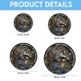thumbnail image 6 of Raccoon Stained Glass Window Hanging Sun Catcher Halloween Haning Ornament Decoration Christmas Birthday Gifts for Lover and Friends, Stained Glass Ornament 2025, Holiday, 6 of 6