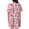 thumbnail image 3 of Picia Garden Gnomes Pajamas Sets for Women Soft Short-Sleeved Pjs with Lounge Shorts Two Piece Sleepwear-XX-Large, 3 of 9