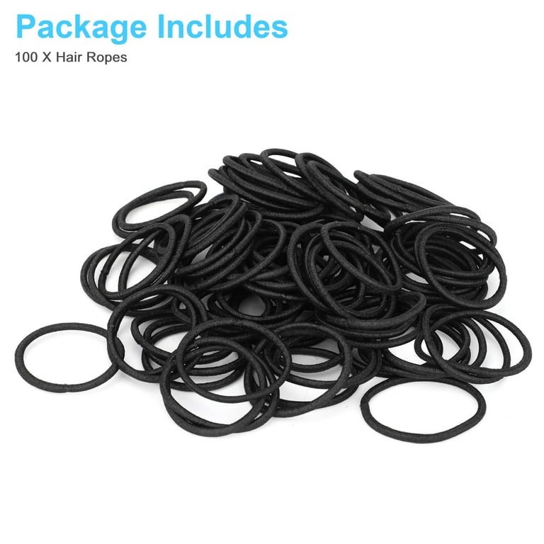 2000 PCS Mini Small Rubber Bands for Hair, Tiny Black Hair Elastics, Hair  Rubber Bands for Girls Toddler Kids Baby,​ Premium Elastic Hair Ties with 2