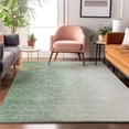 thumbnail image 5 of HomeRoots 666608 10 x 14 ft. Green & Ivory Ombre Transitional Washable Machine Made Rectangle Area Rug with UV Protection, 5 of 9